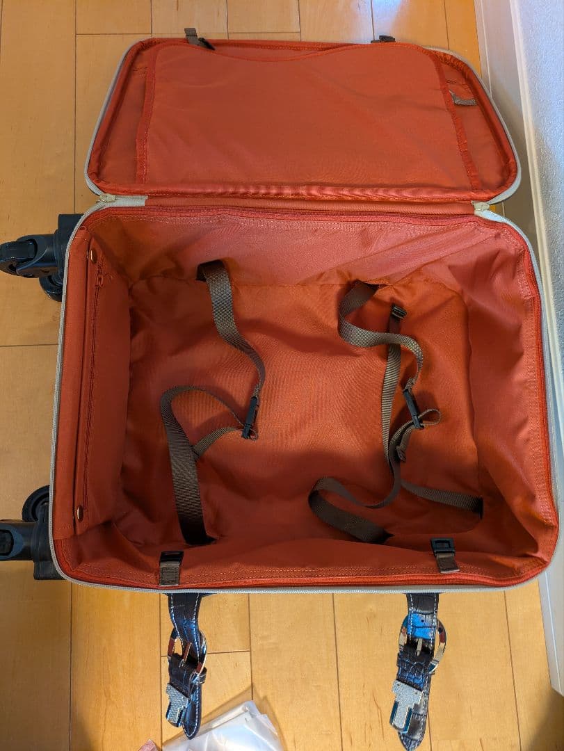 スワニー座れるキャリーバック　クロコダイル型押し　耐荷重100kg　超美品！