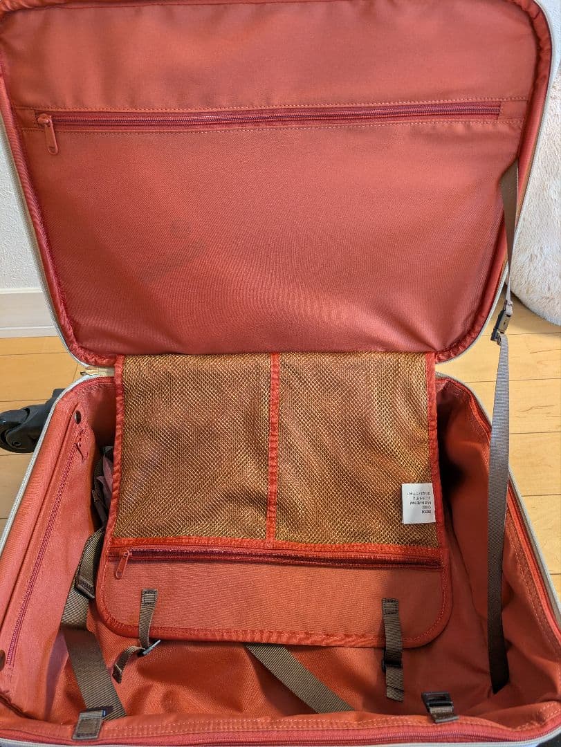 スワニー座れるキャリーバック　クロコダイル型押し　耐荷重100kg　超美品！