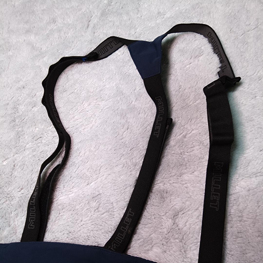 ミレー　MILLET　スキーウェアＭ　サスペンダー　デカロゴ　MIV9222