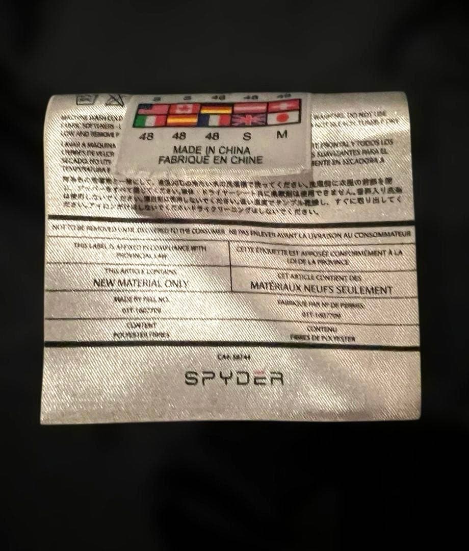 T*r様 SPYDER スパイダー スキーウェア ジャケット シンサレート 黒/