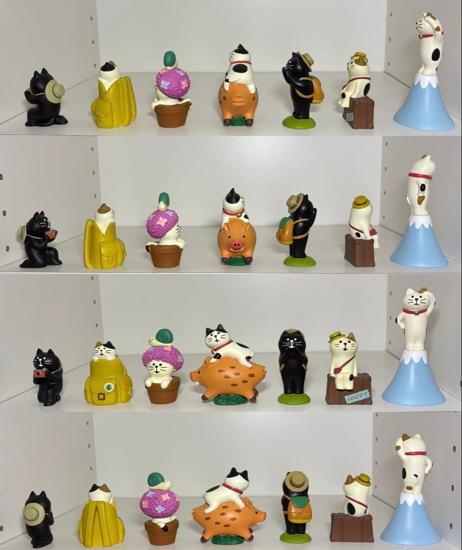 猫の置物(仲間多め)21個