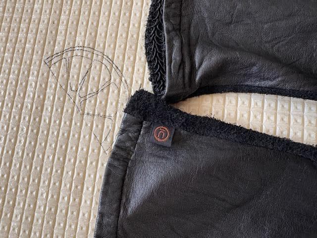 アンダーカバー スウェードレザー 切替え グローブ 手袋