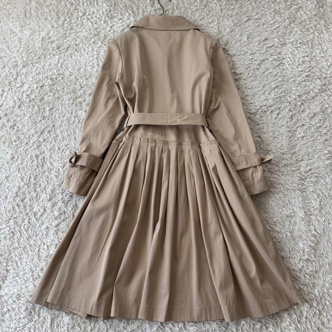 ルネ Rene ワンピース ロングコート ベルテッドコート ギャザー プリーツ