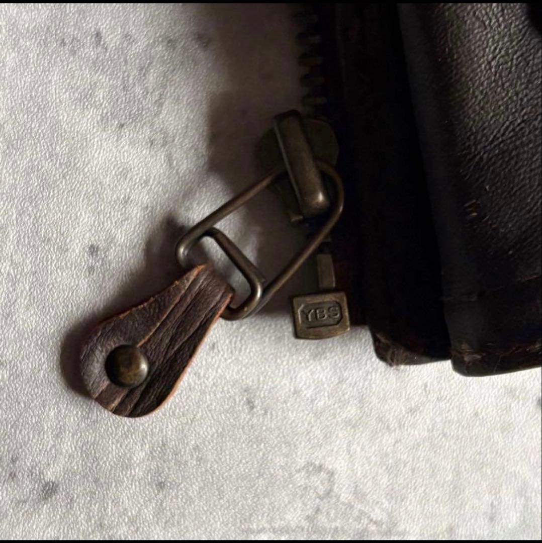 【90s vintage】A-2 フライトジャケット　ライナー　本革　短丈