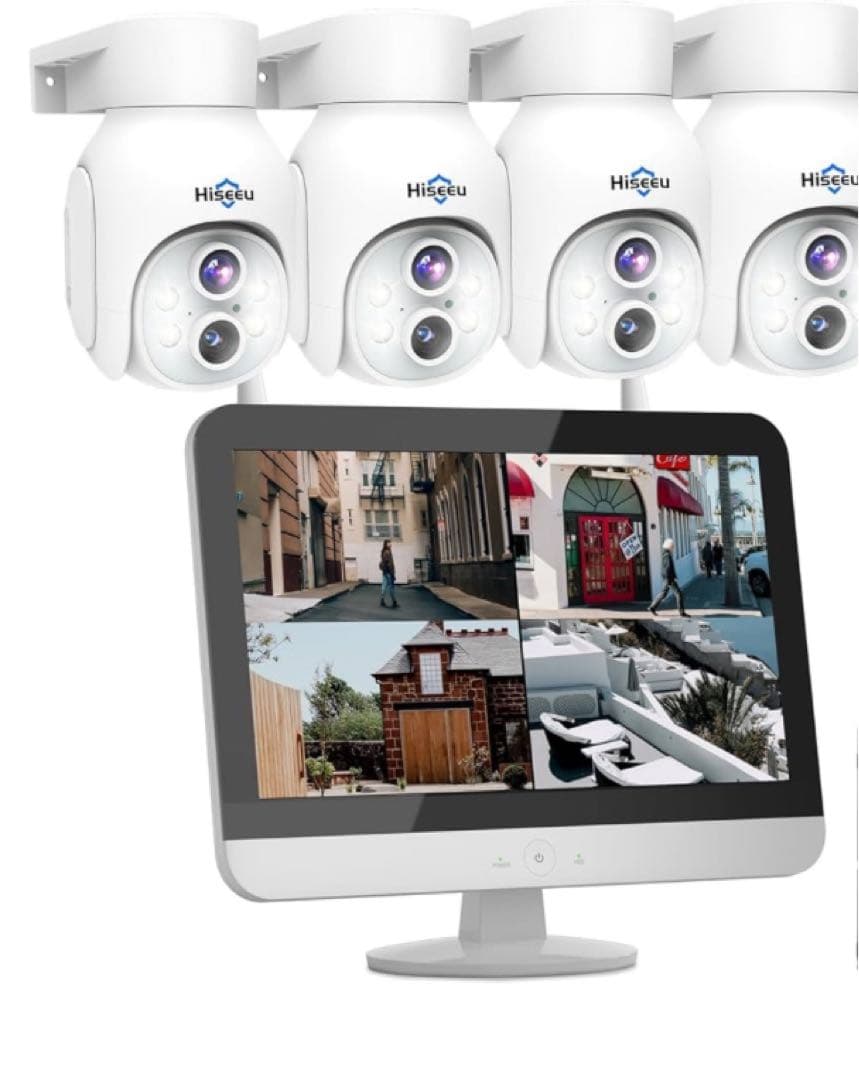 【デュアルレンズ・双方向の音声・360° 追尾機能搭載 】防犯カメラ ワイヤレス