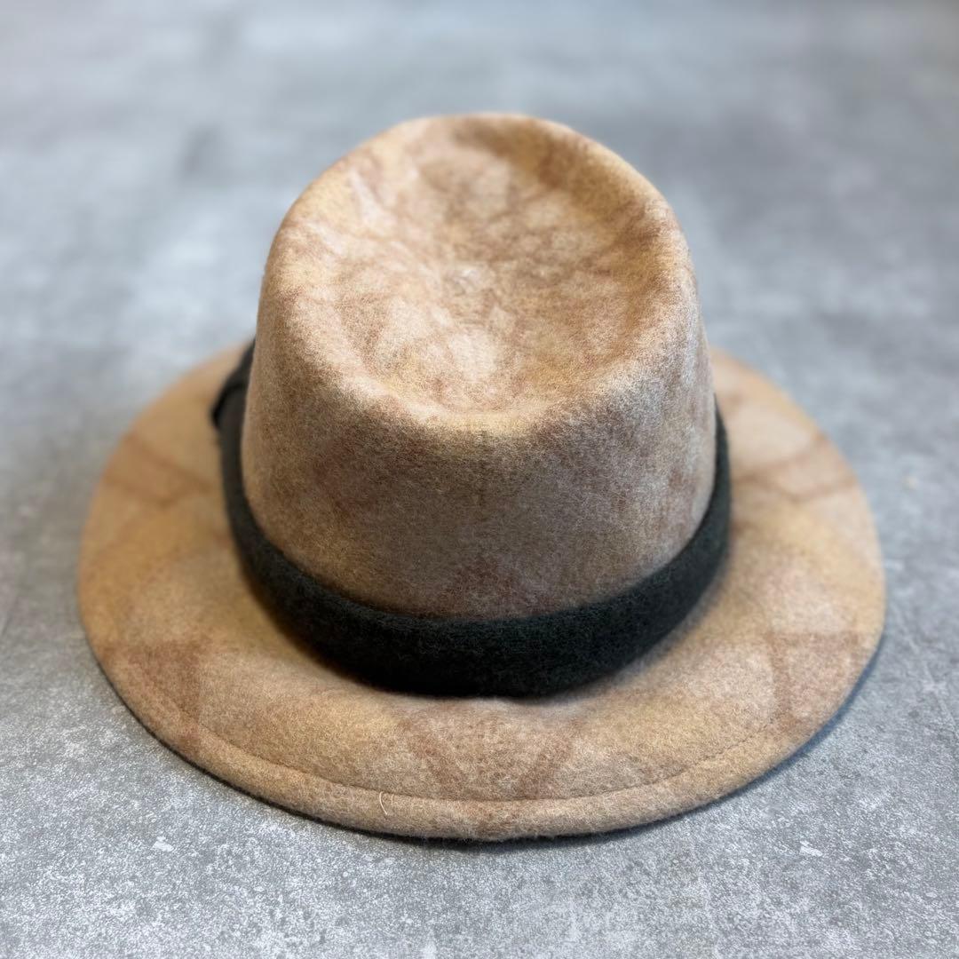 【未使用品級】ヴィヴィアンウエストウッド ウールハット ポークパイ デザイナーズ