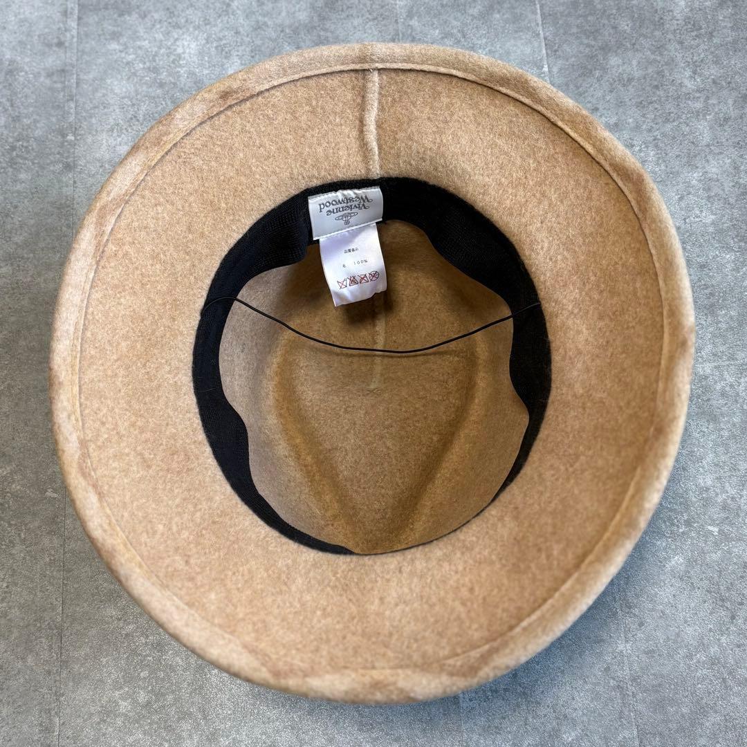 【未使用品級】ヴィヴィアンウエストウッド ウールハット ポークパイ デザイナーズ