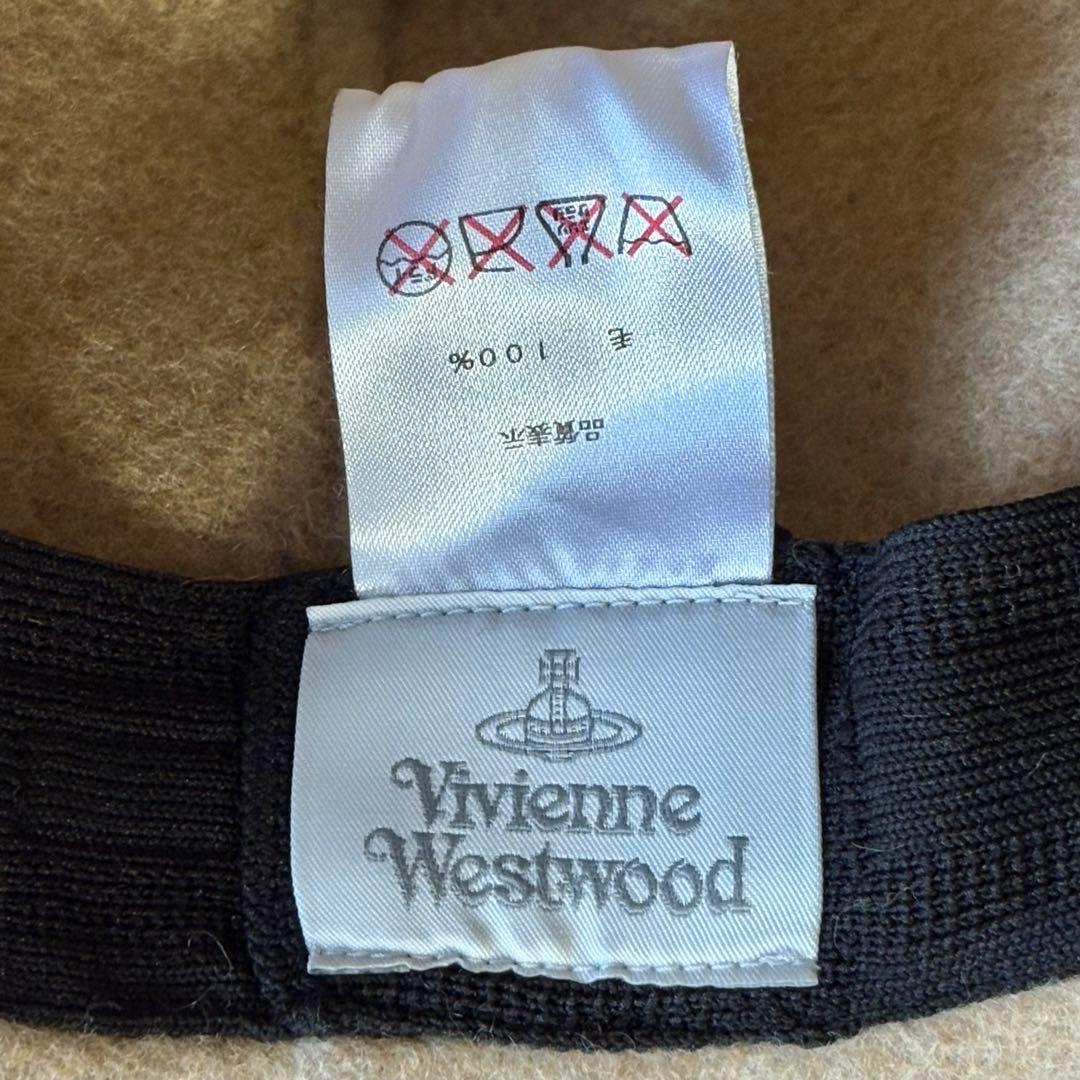 【未使用品級】ヴィヴィアンウエストウッド ウールハット ポークパイ デザイナーズ