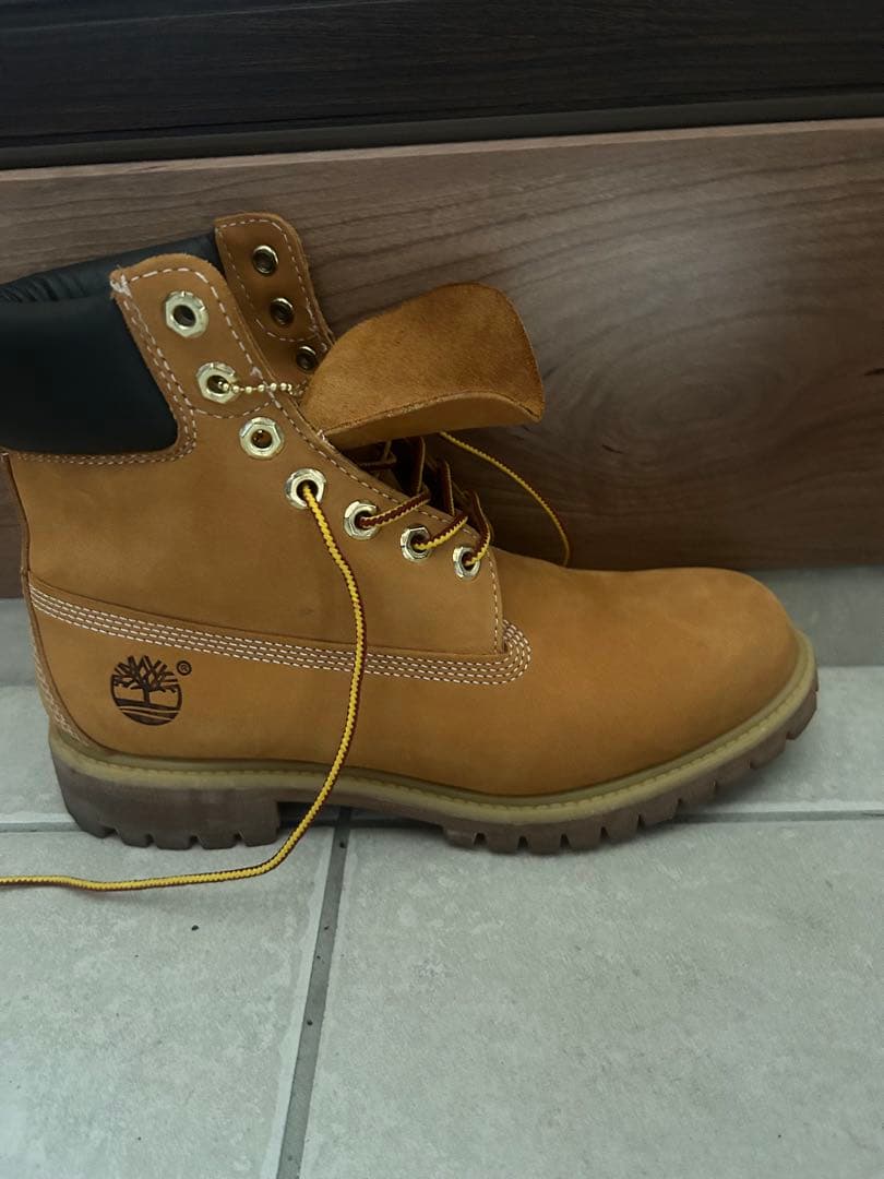 Timberland ハイカットブーツ ベージュ 7 1/2 Wサイズ