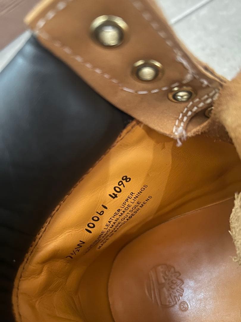 Timberland ハイカットブーツ ベージュ 7 1/2 Wサイズ