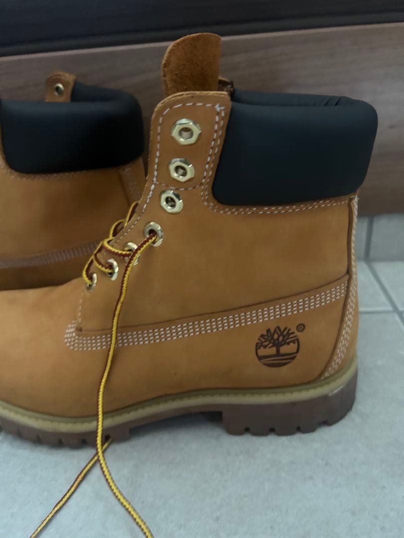 Timberland ハイカットブーツ ベージュ 7 1/2 Wサイズ