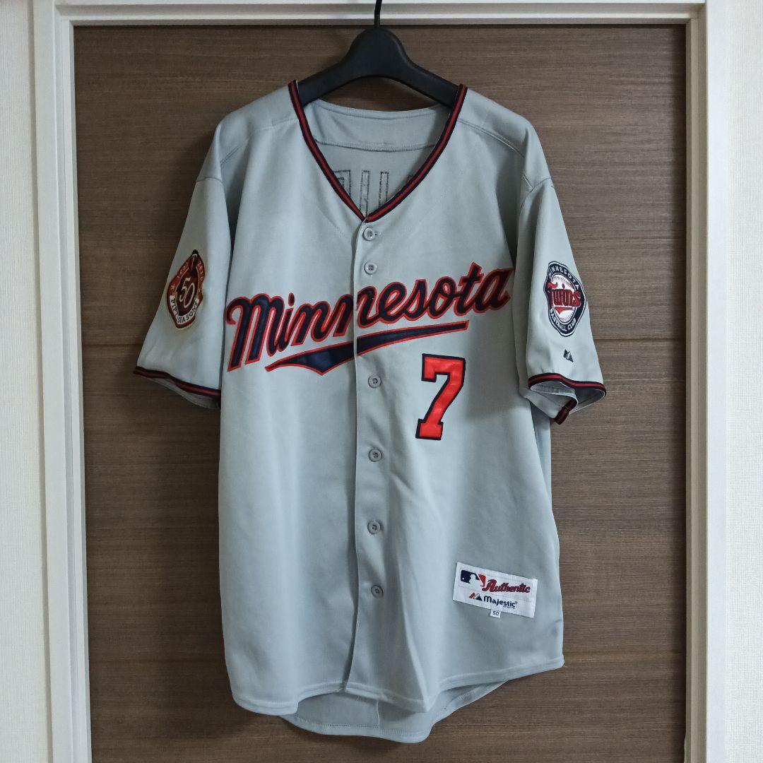 【永久欠番 オーセンティック】 ツインズ ジョー マウアー ユニフォーム【50】