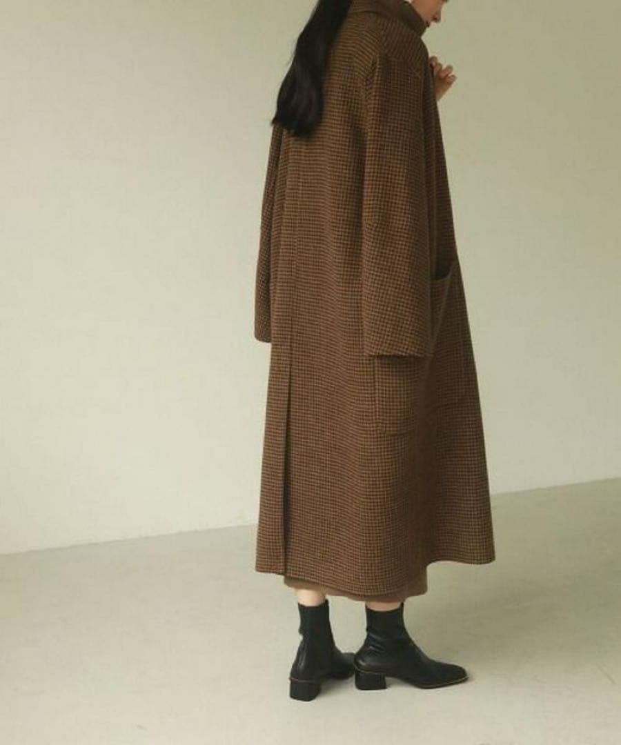お*め様 TODAYFUL\"Over Check Coat\"オーバーチェックコー