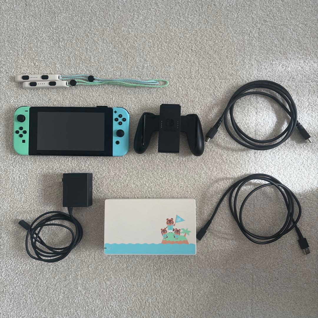 Nintendo Switch あつまれどうぶつの森セット(箱無し・ソフト無し)