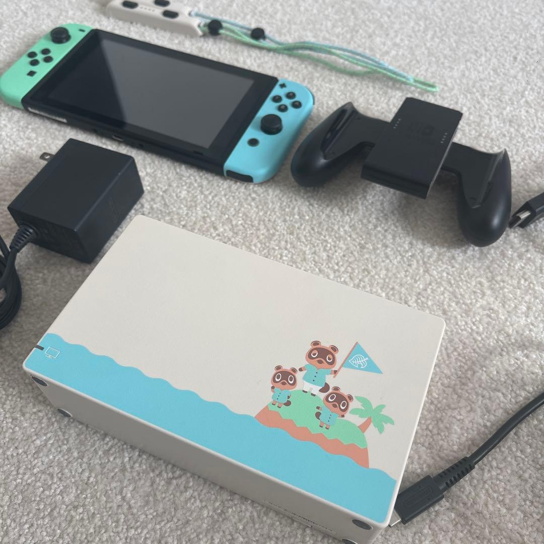 Nintendo Switch あつまれどうぶつの森セット(箱無し・ソフト無し)