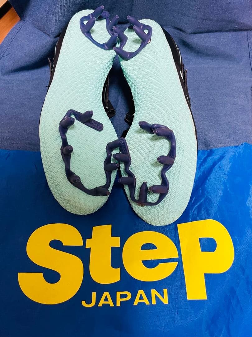 asics HEATFLY 2スパイクシューズ ブラック/ライトブルー走り高跳び