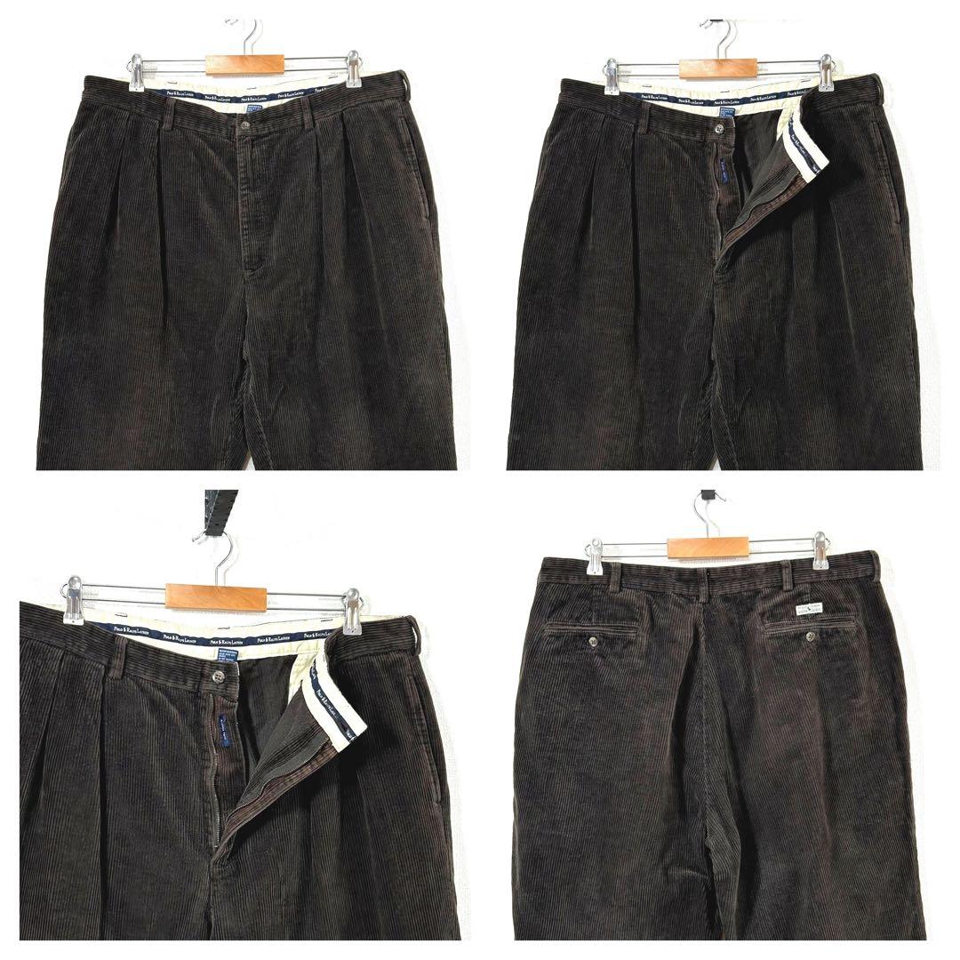ポロラルフローレン中畝コーデュロイパンツP449アンドリューw42アメリカ古着