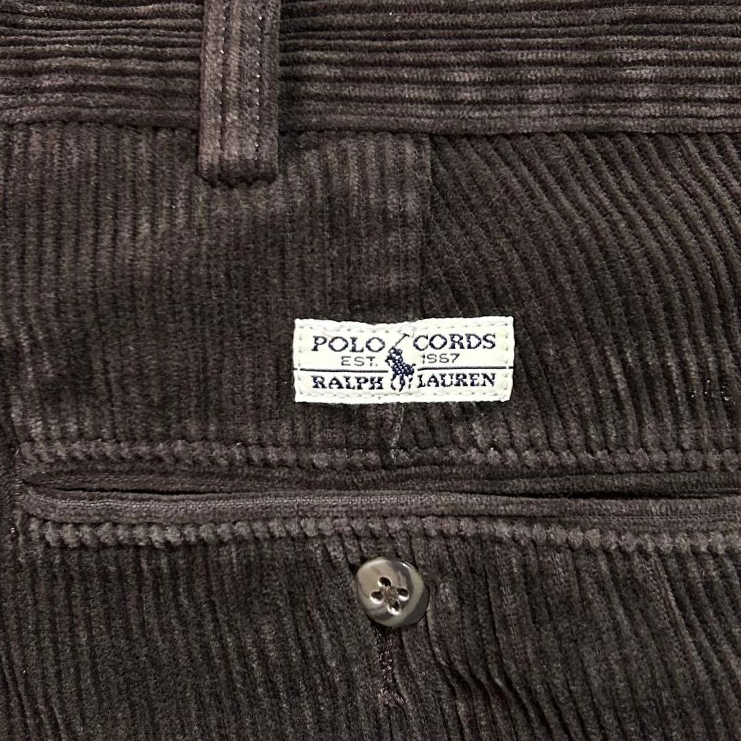 ポロラルフローレン中畝コーデュロイパンツP449アンドリューw42アメリカ古着