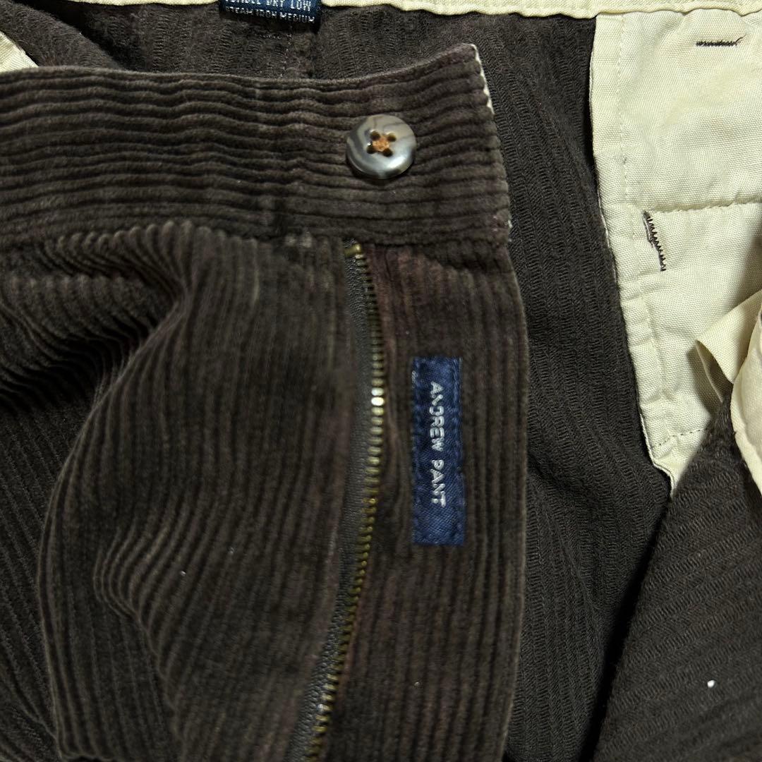 ポロラルフローレン中畝コーデュロイパンツP449アンドリューw42アメリカ古着