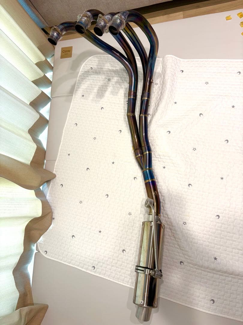 ゼファー750 チタン フルエキゾースト セミオーダー マフラー Kファクトリー