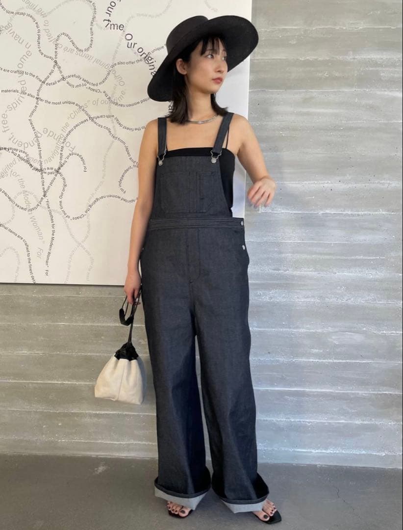 カオス　chaos WHY NOT NOW サルーンオーバーオール　36 未使用