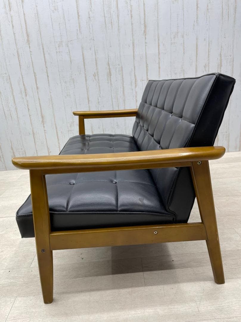 カリモク60 Kチェア 2シーター スタンダード ブラック karimoku