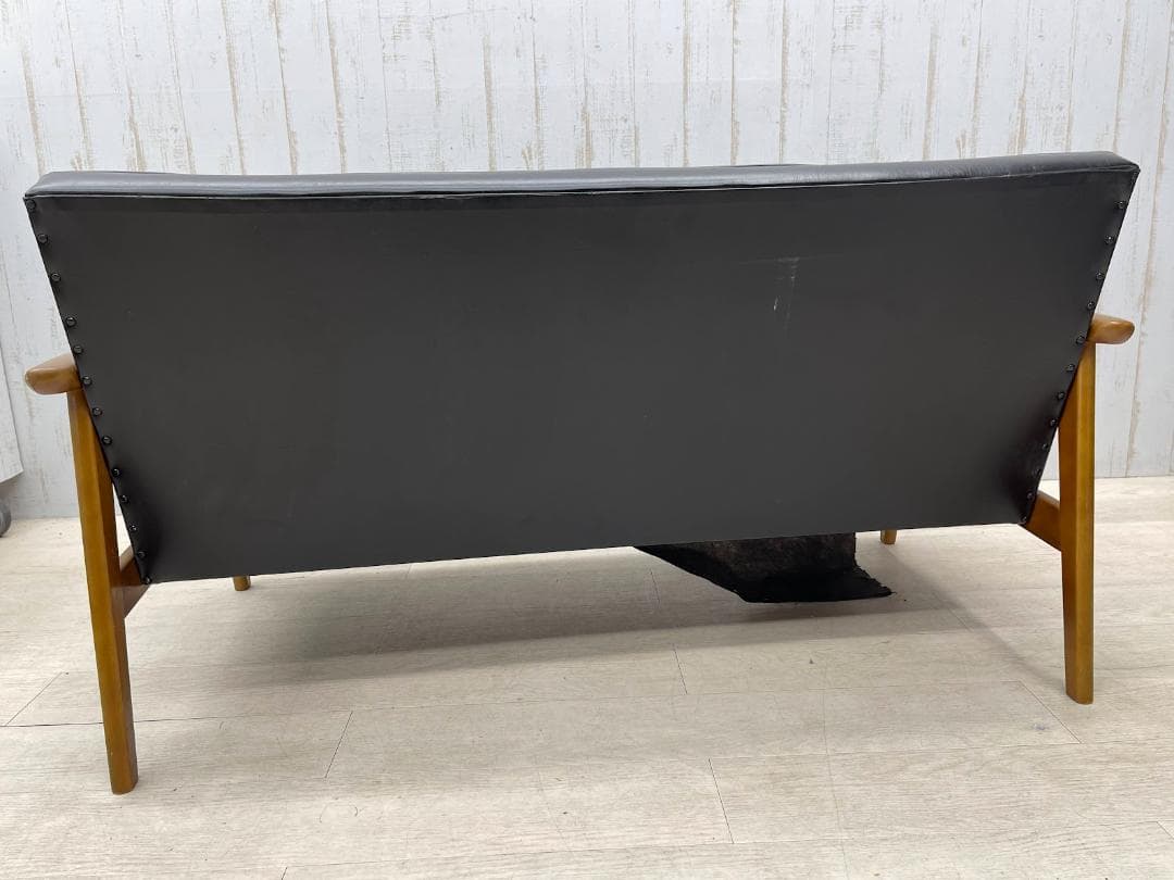 カリモク60 Kチェア 2シーター スタンダード ブラック karimoku