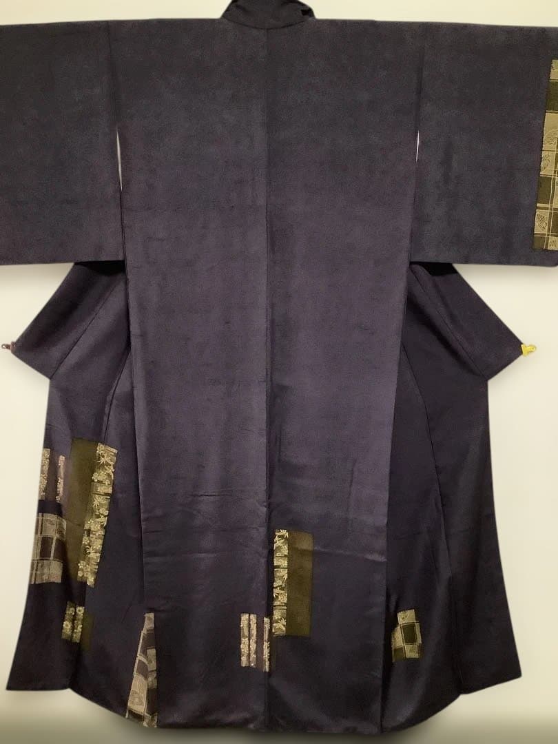 柔らかい紬のお着物。