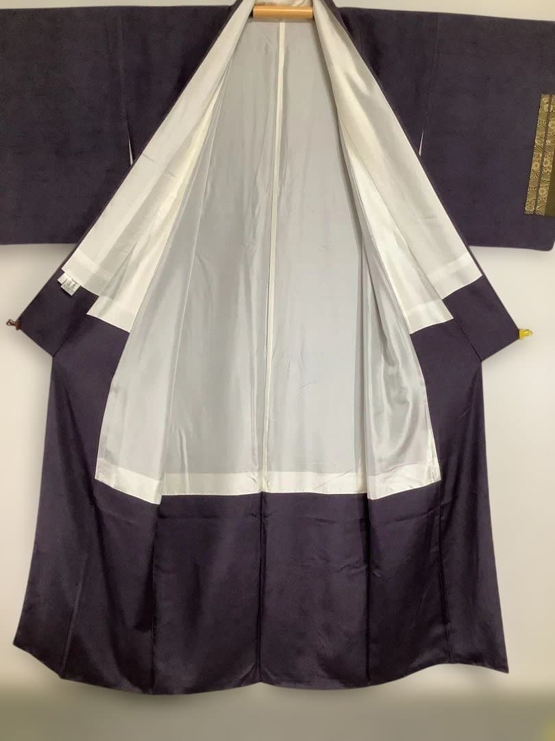 柔らかい紬のお着物。