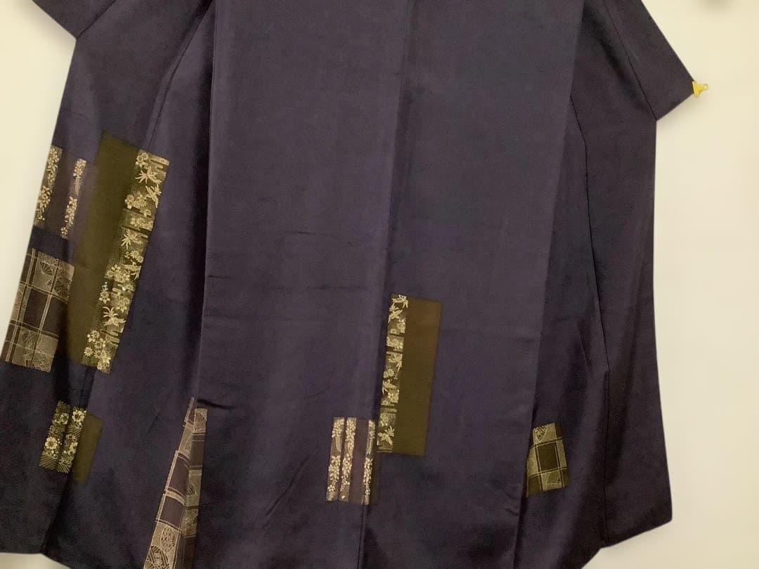 柔らかい紬のお着物。