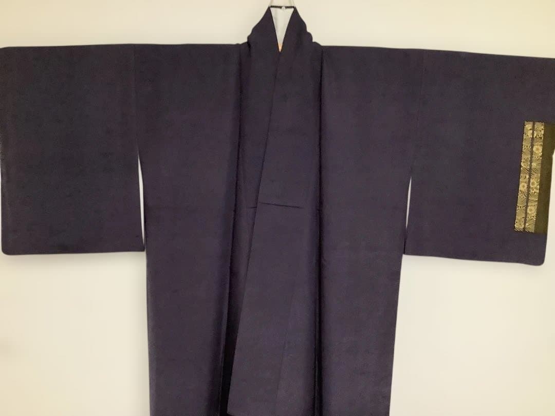 柔らかい紬のお着物。