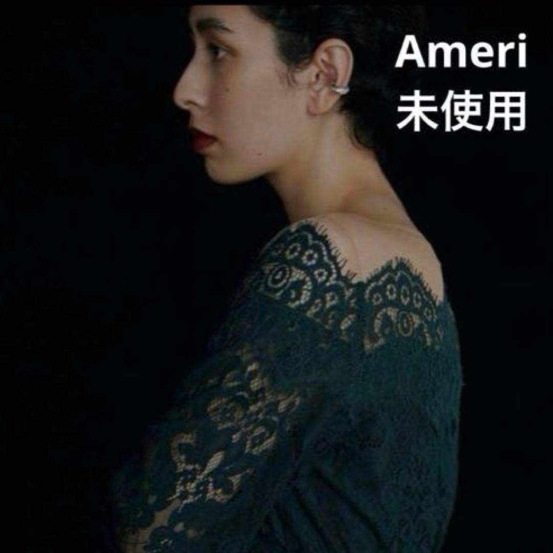 未使用★Ameri★OFF SHOULDER LACE LIKE ROMPERS