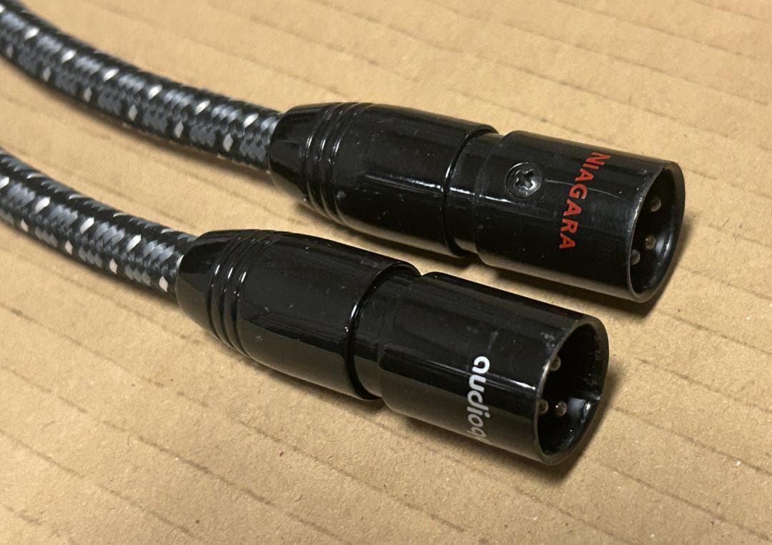 audioquest DBS 72V XLRケーブル 約1m　２本ペア訳あり品