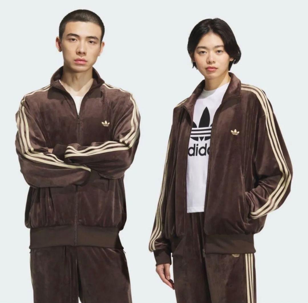 adidas Originals FB トラックトップ ベロア ジャージ