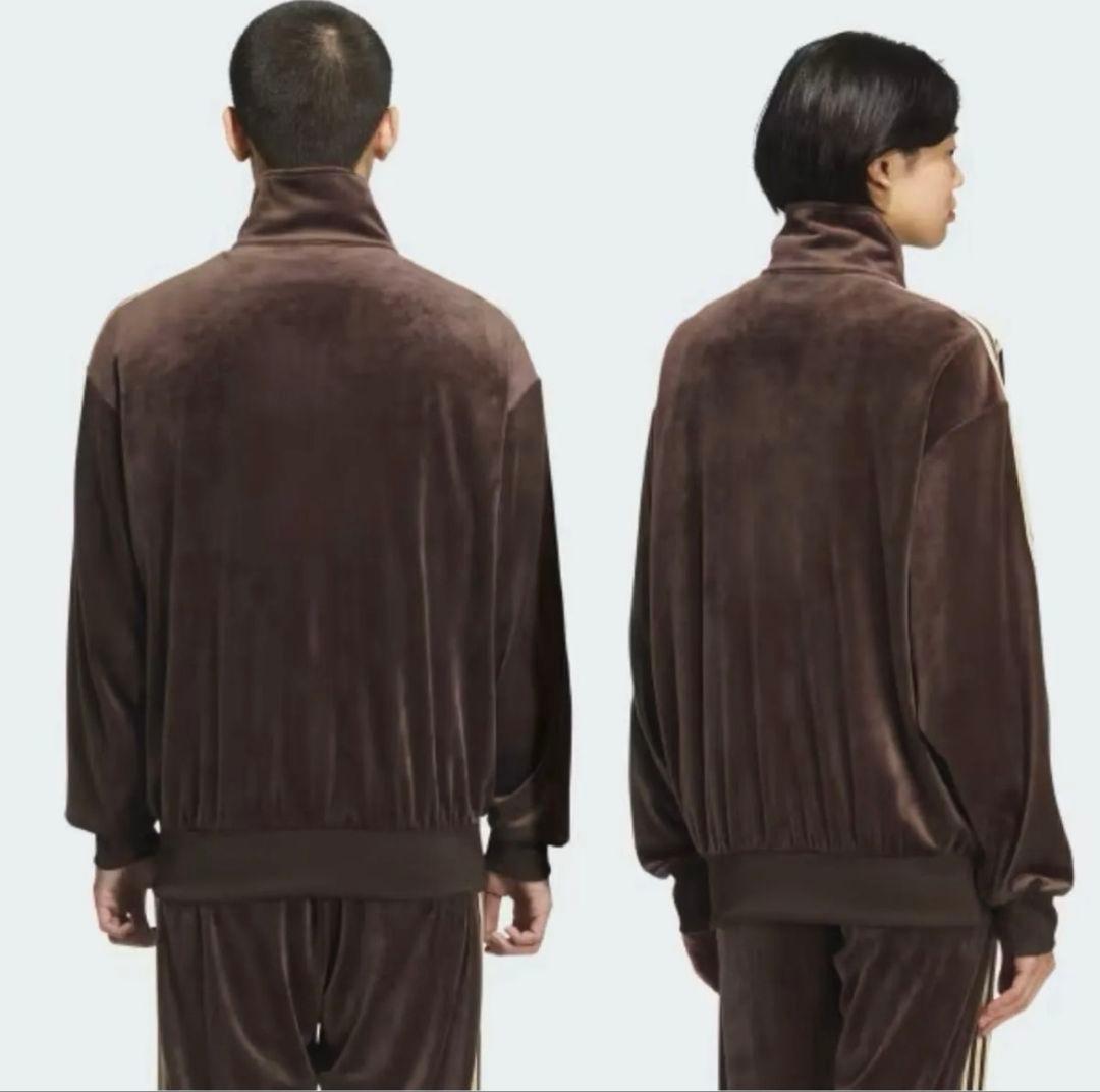 adidas Originals FB トラックトップ ベロア ジャージ