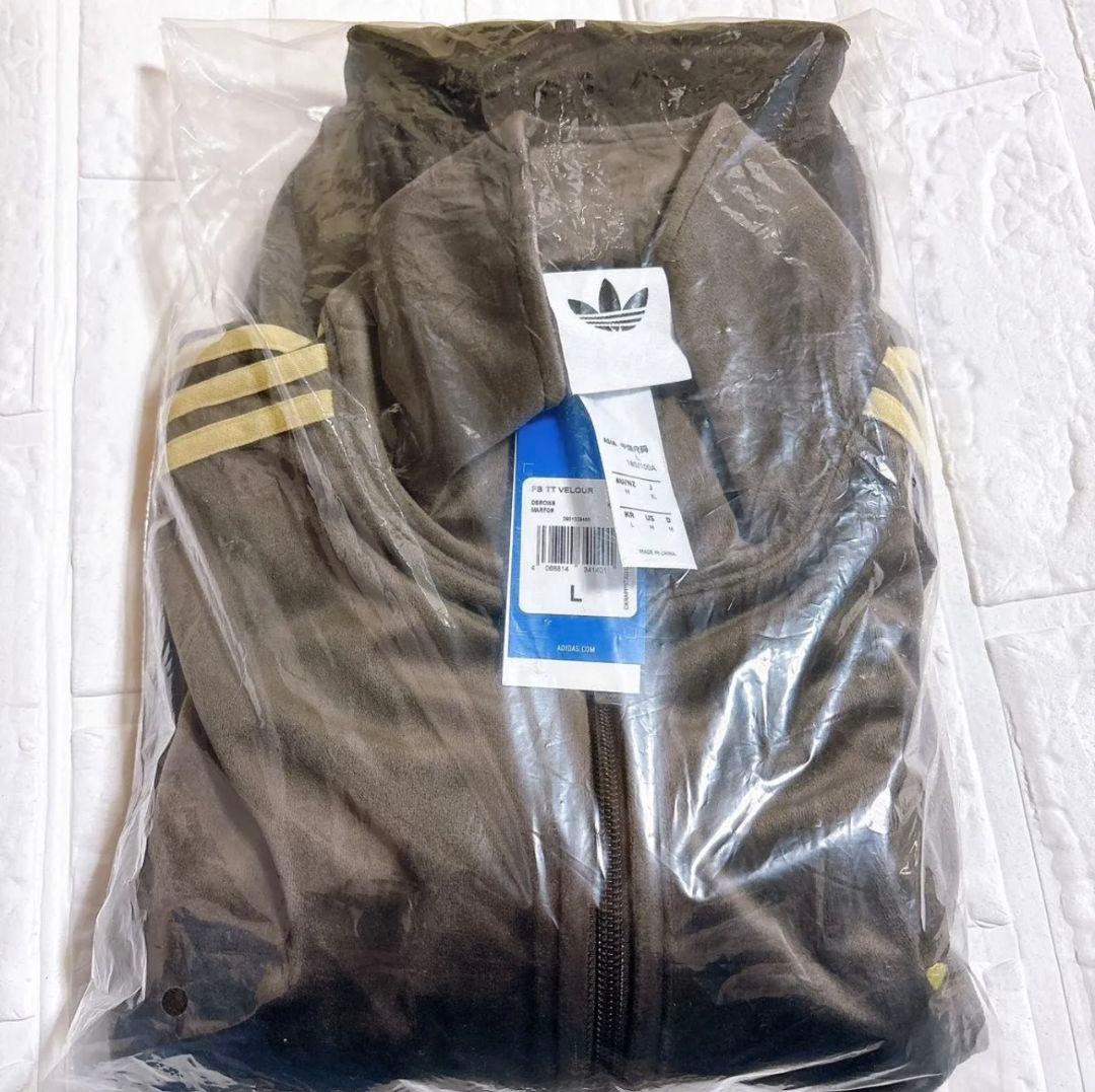 adidas Originals FB トラックトップ ベロア ジャージ