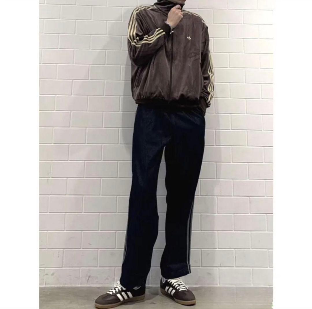 adidas Originals FB トラックトップ ベロア ジャージ