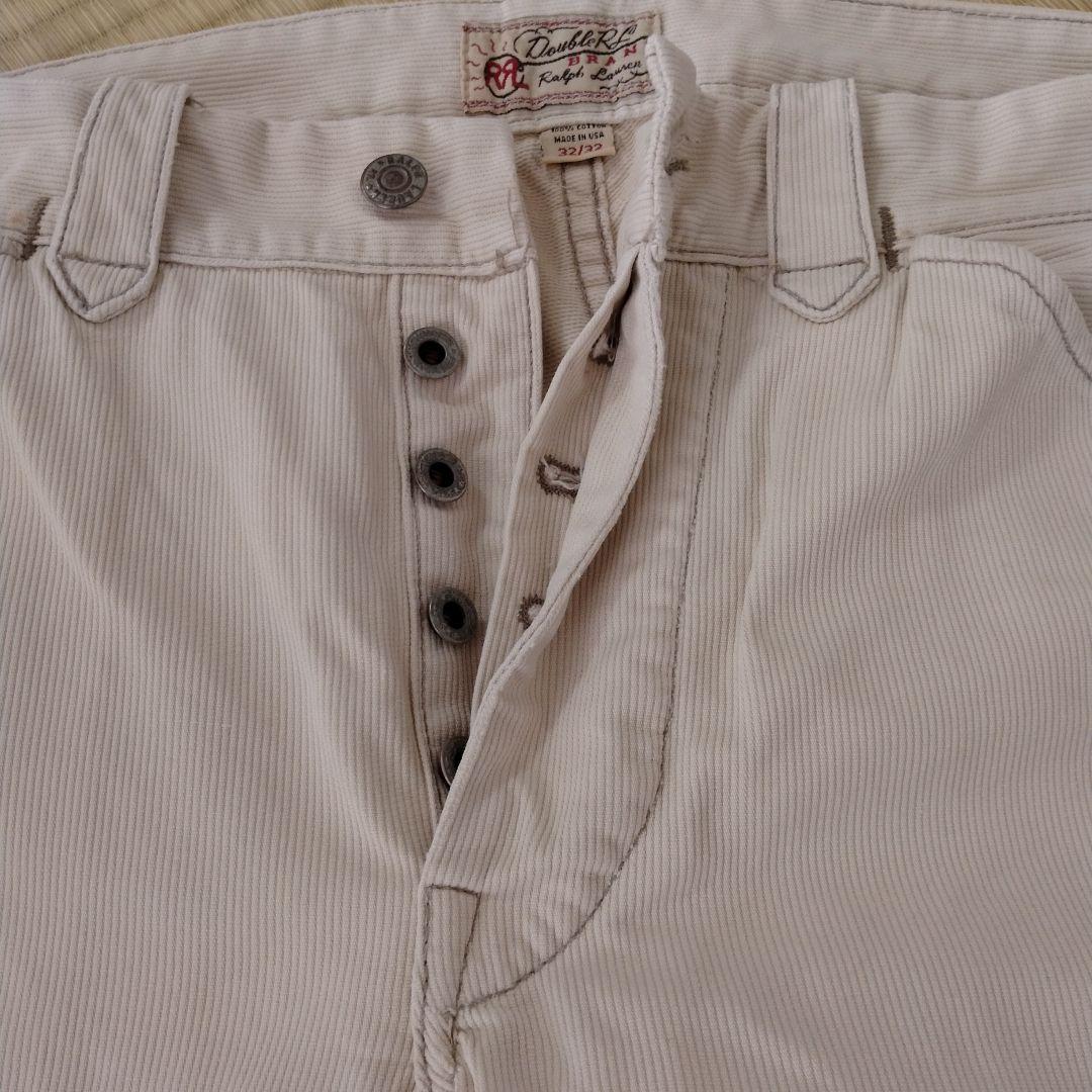 Double RL Brand チノパン ホワイト ピケパンツ