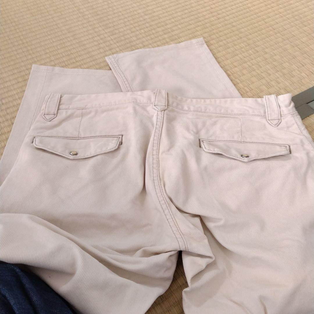 Double RL Brand チノパン ホワイト ピケパンツ