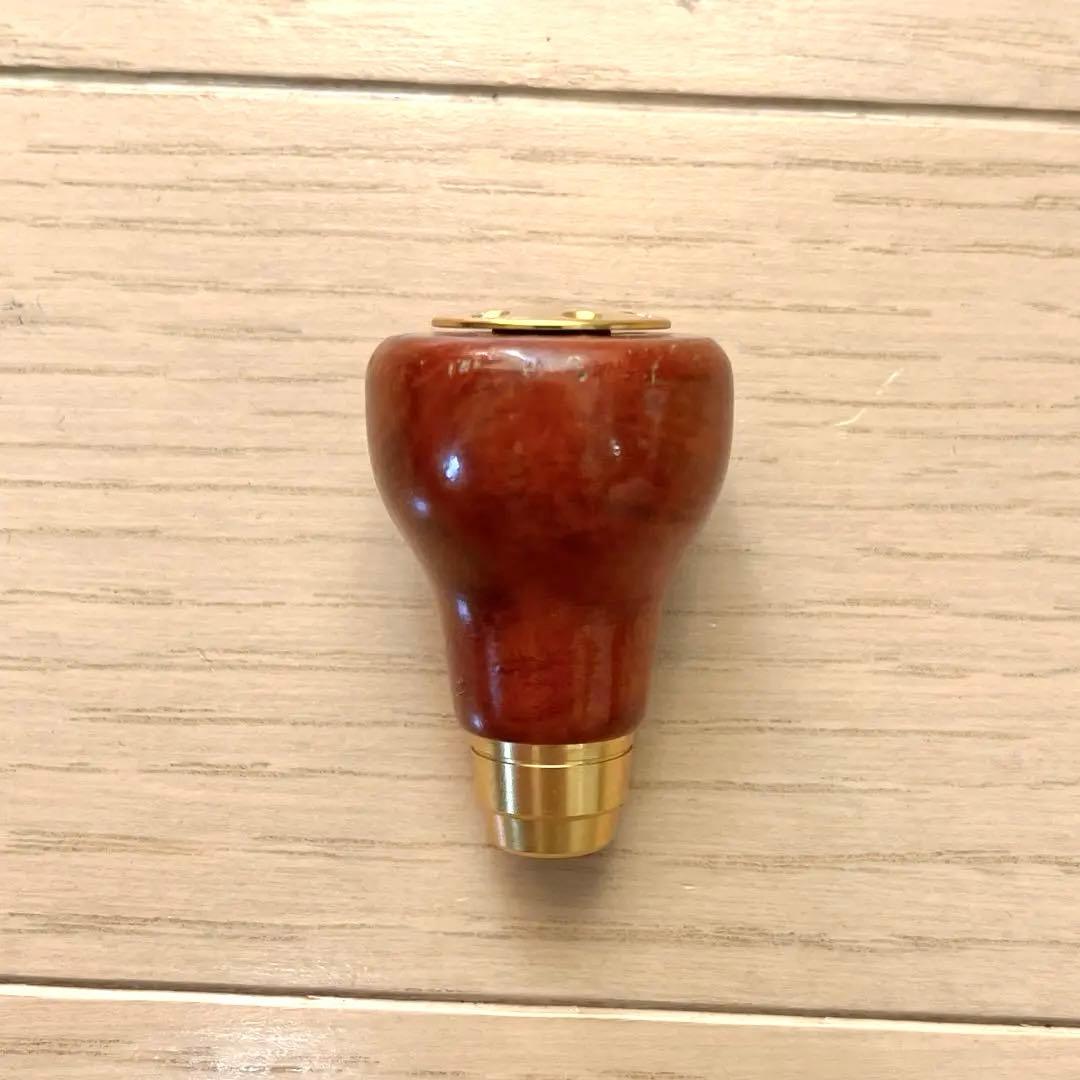 希少　シマノ 夢屋 花梨ハンドルノブ ラウンド型M 中古品