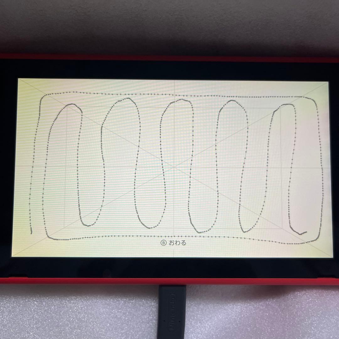 極美品 動作品 マリオレッド×ブルー スイッチ HAC-001(-01) 本体