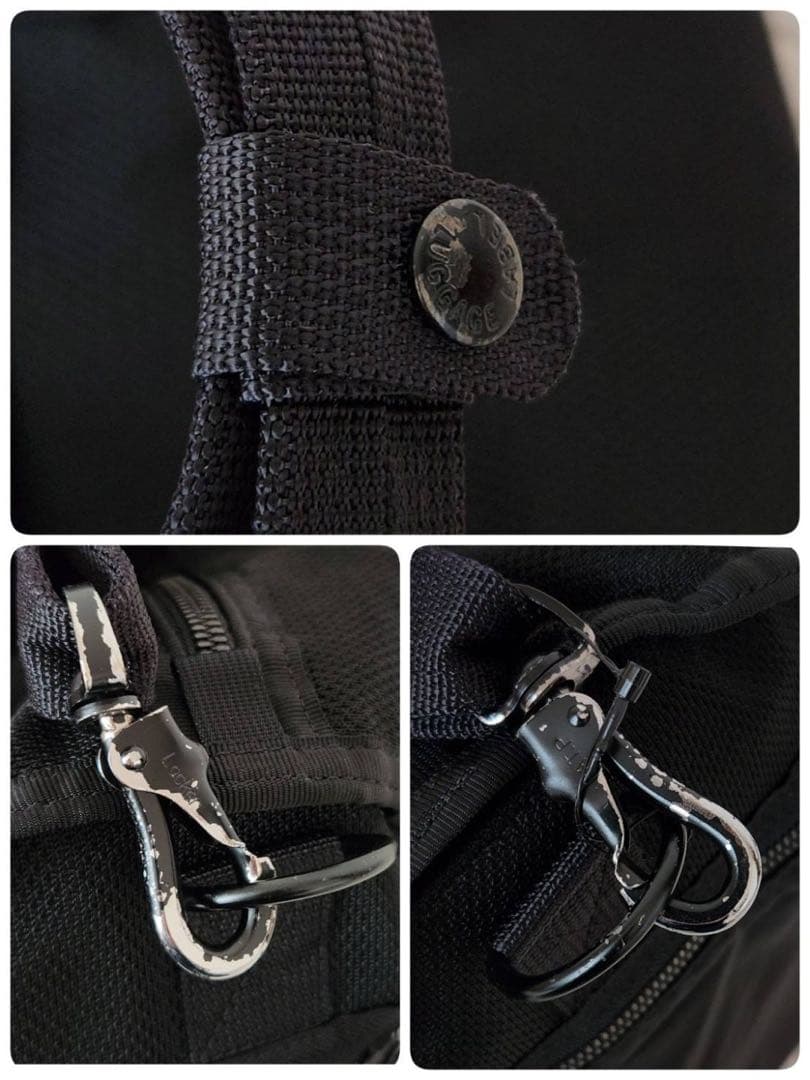 新品　定価36,300円 ラゲッジレーベル ボストン バッグ 黒 トラベル 旅行