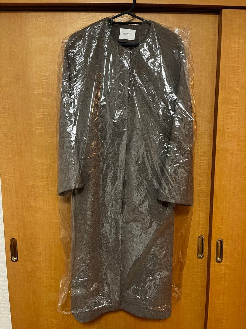 【美品】BY ユナイテッドアローズ ノーカラーロングコート