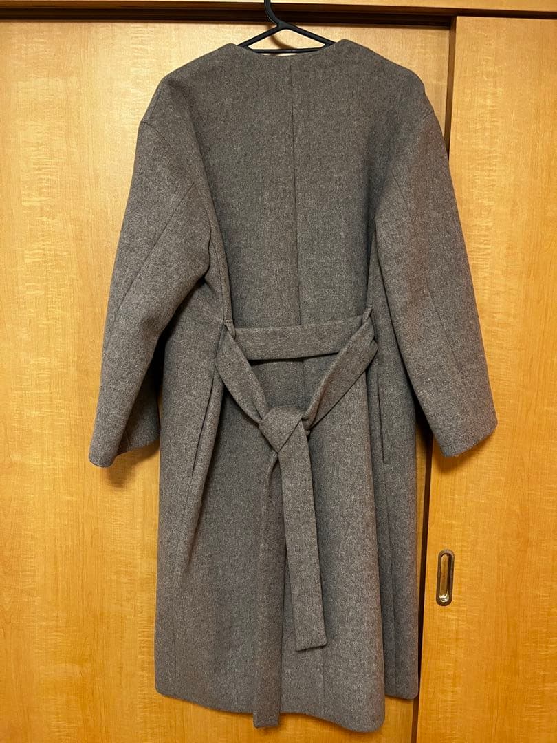 【美品】BY ユナイテッドアローズ ノーカラーロングコート