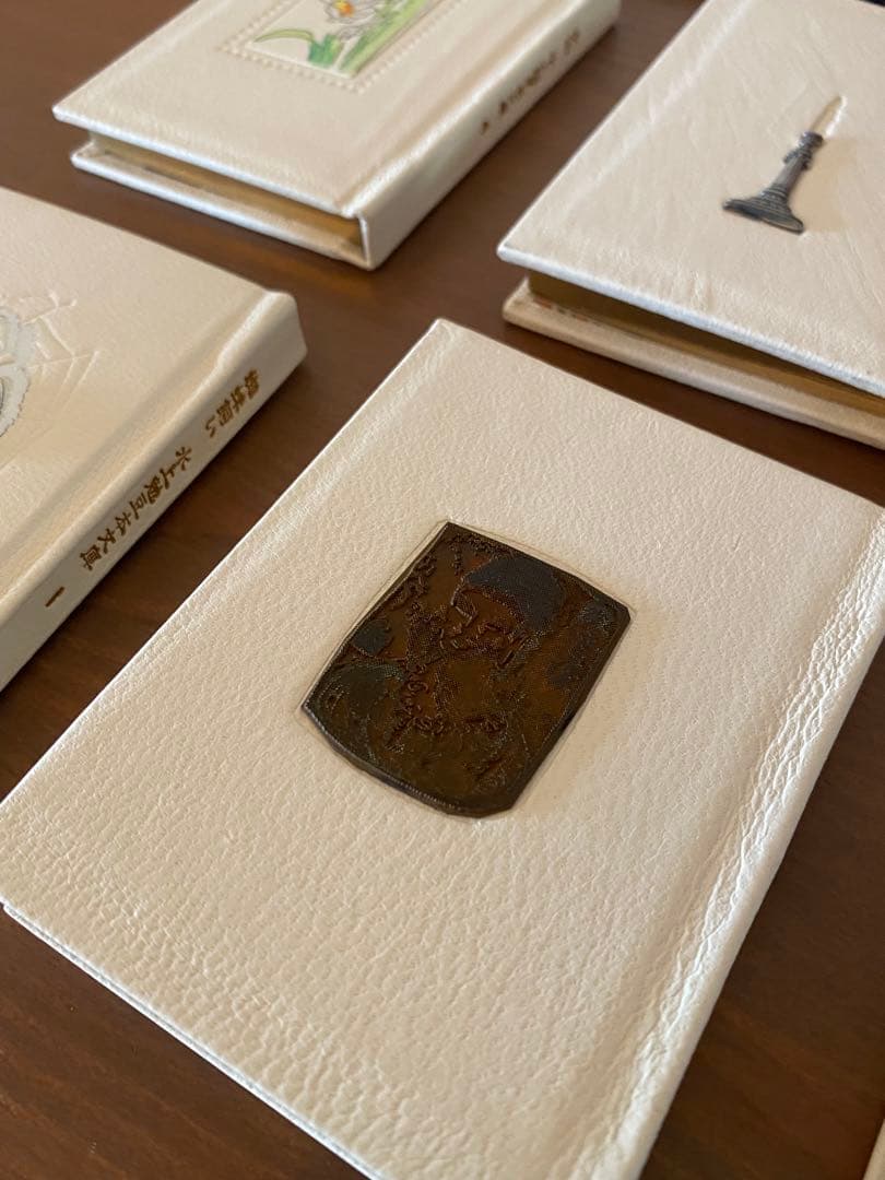 【限定300部】水上勉　豆本文庫　全5冊揃　未来工房　漆　螺鈿