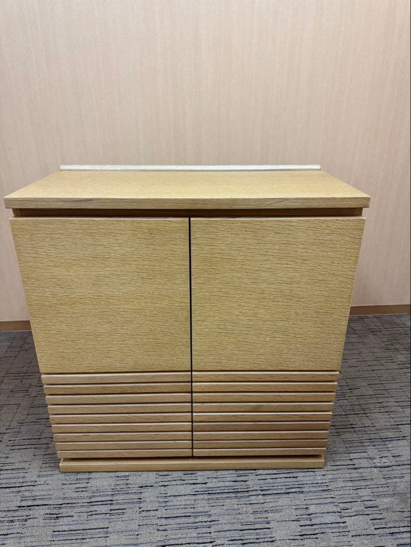 大塚家具　サイドボード「リヴァー」オーク材（限定版、希望小売価格76,000円）