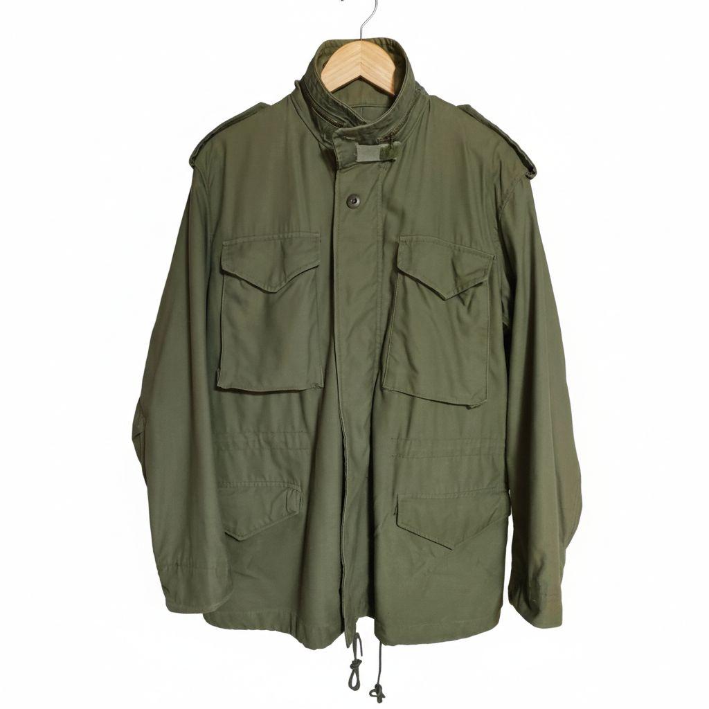 76年製米軍実物 M-65 フィールドジャケット 3rd S-R フード有美品