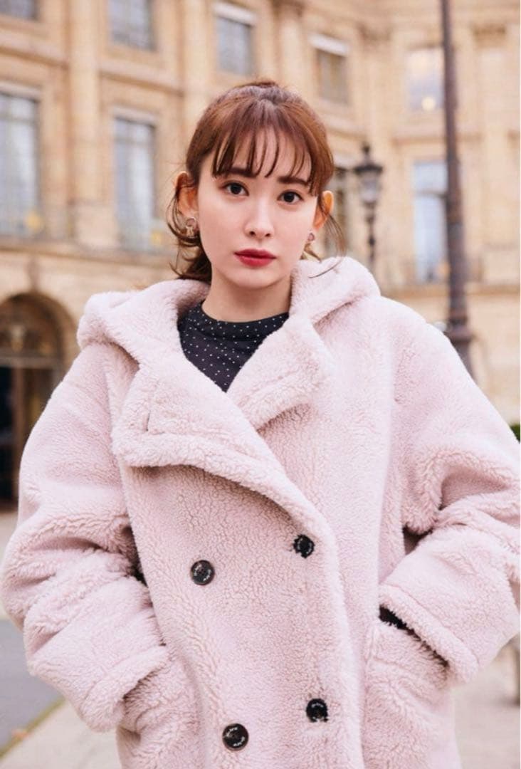 美品 Her lip to Fleur Shearling Boa Coat S