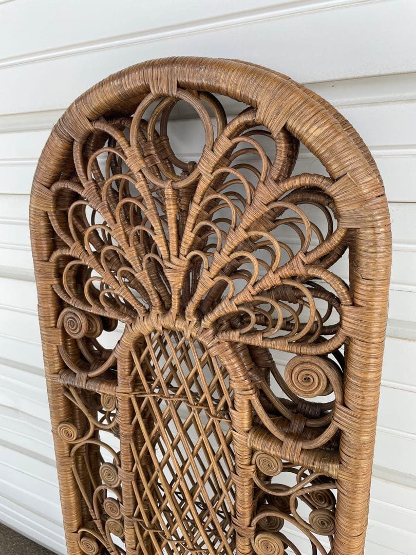 ビンテージ/ラタン/籐/籐家具/衝立/パーテーション/⑦