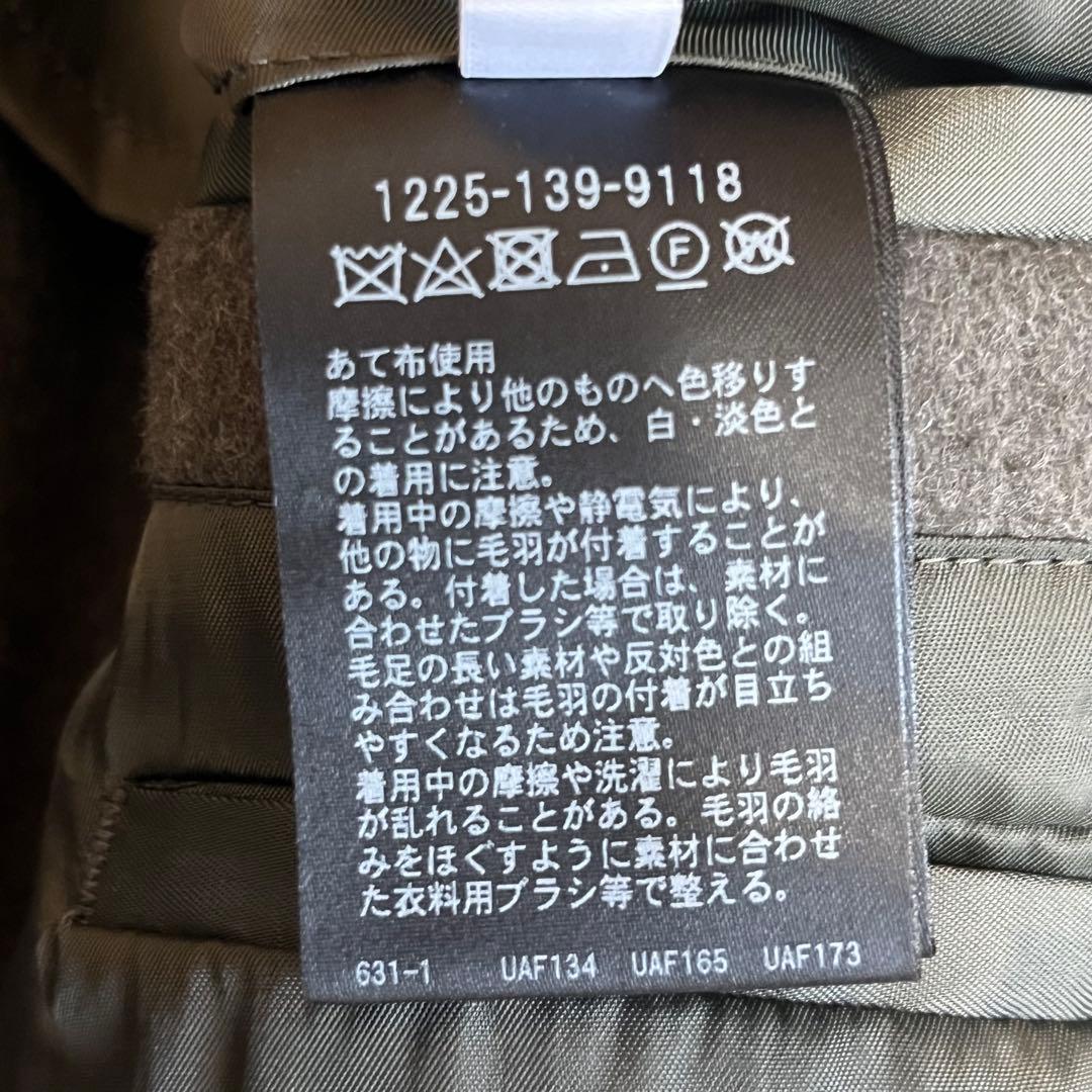 【極美品】ユナイテッド アローズ ソリッド 120S メルトン チェスターコート